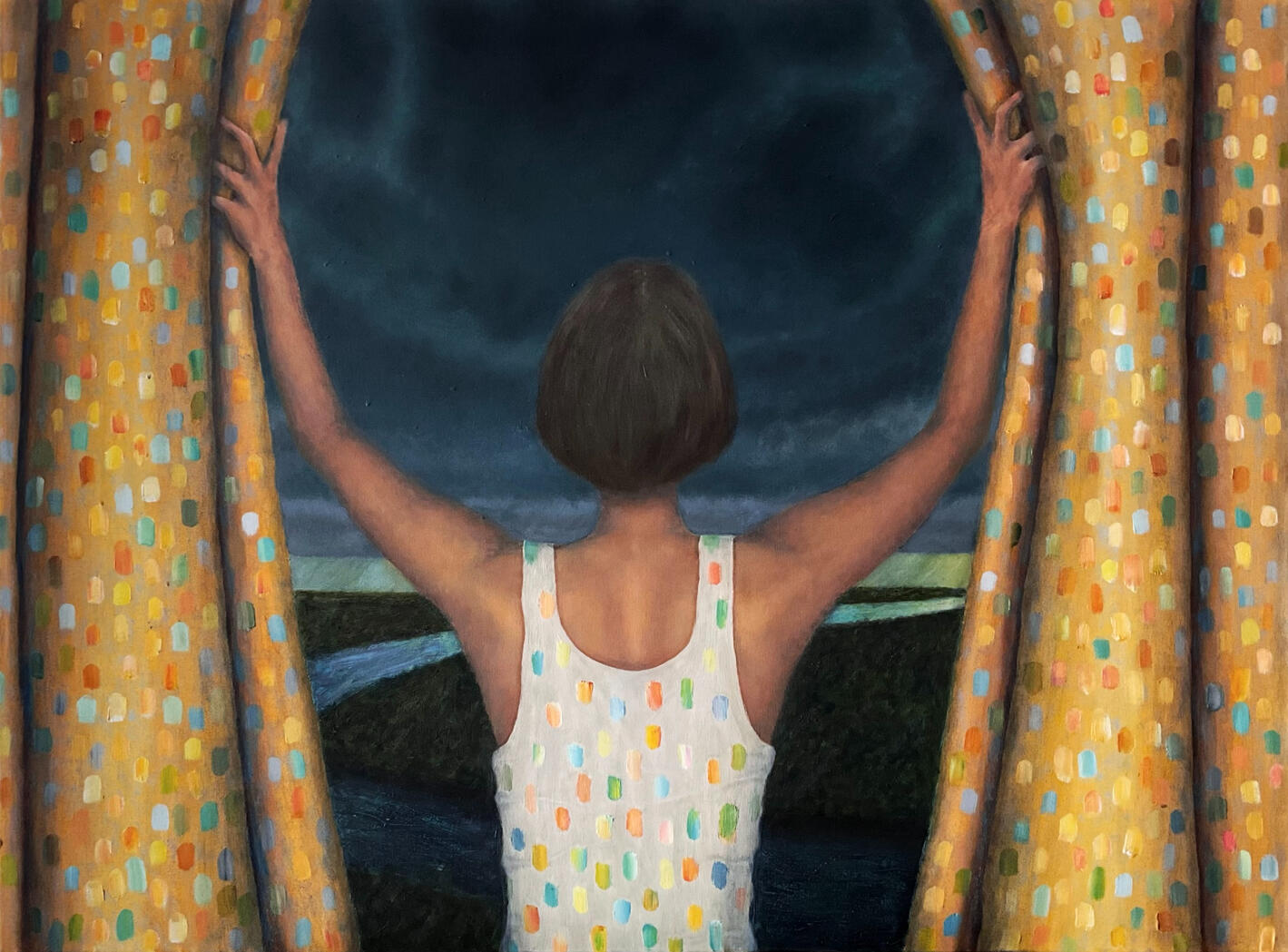 Oil on canvas (76 × 102 cm)